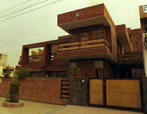 Residential project — a contemporary family home interior with layered material palette